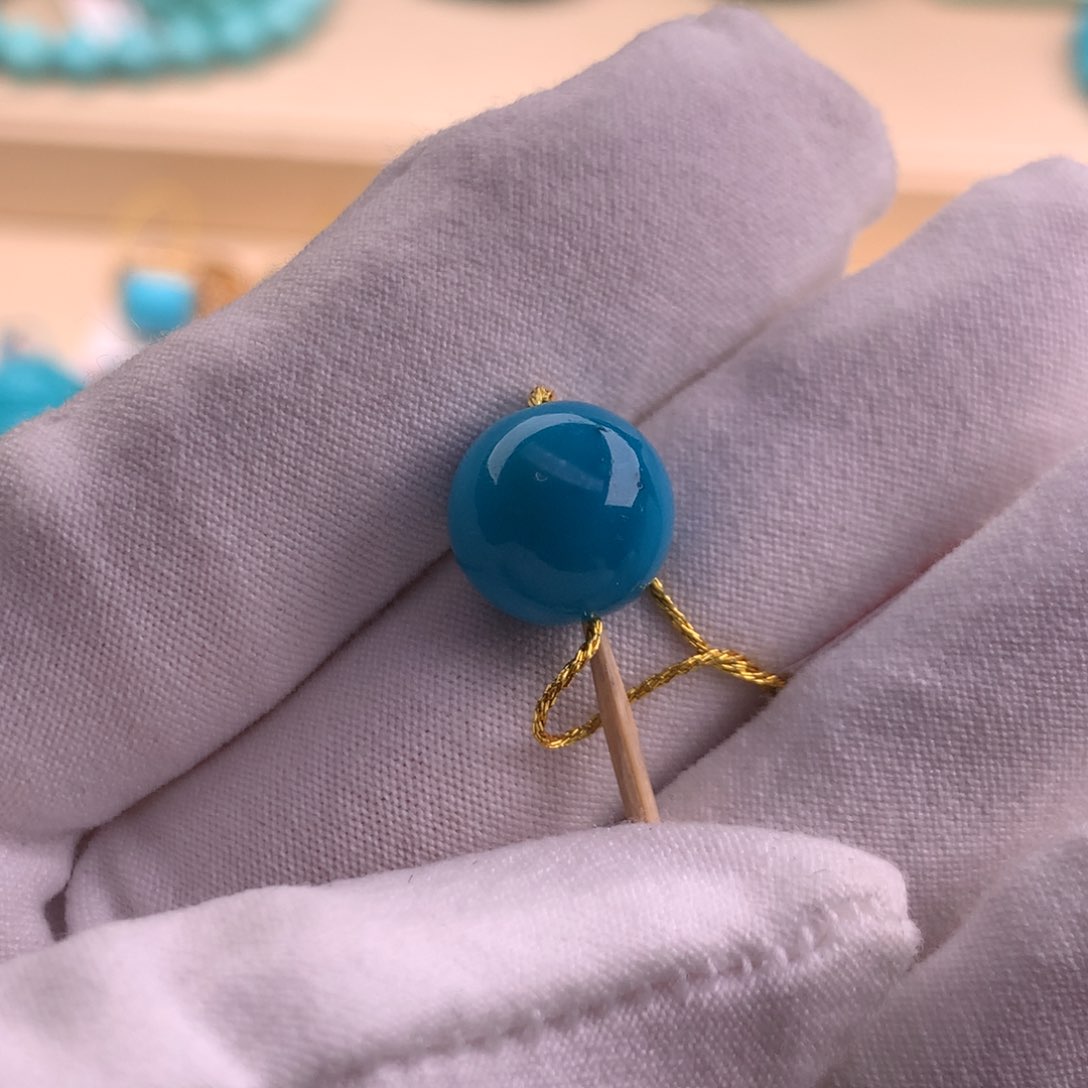 绿松石珠宝奇石未镶嵌李**儿