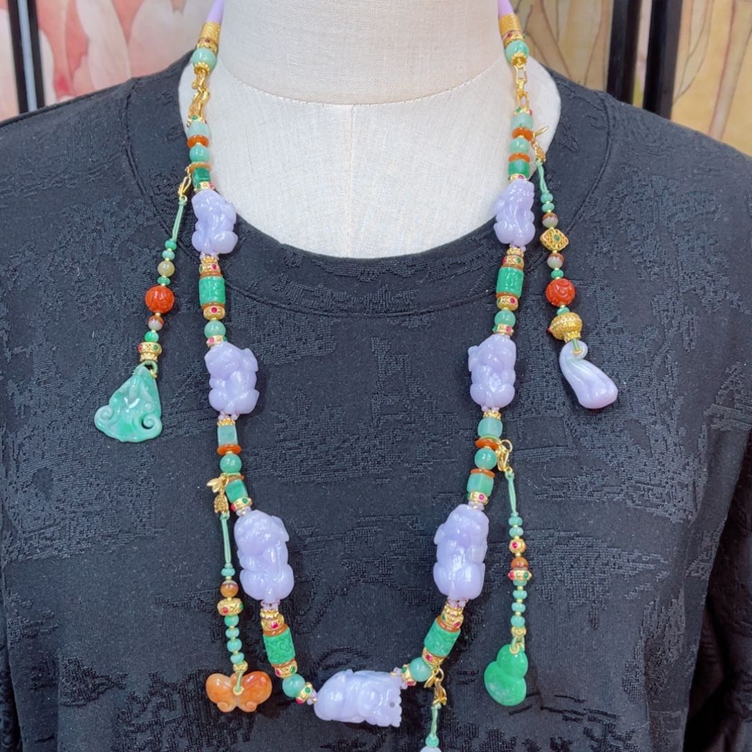 翡翠颈饰合金48小时鉴赏期