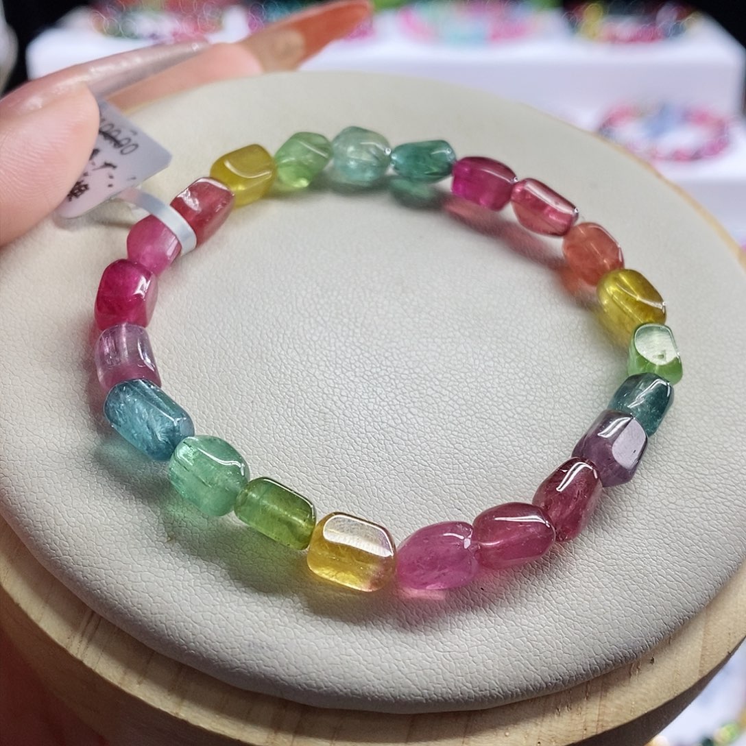 手链未镶嵌碧玺糖豆