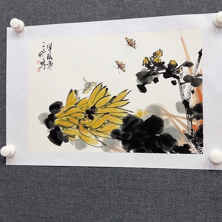 国画书画作品多次