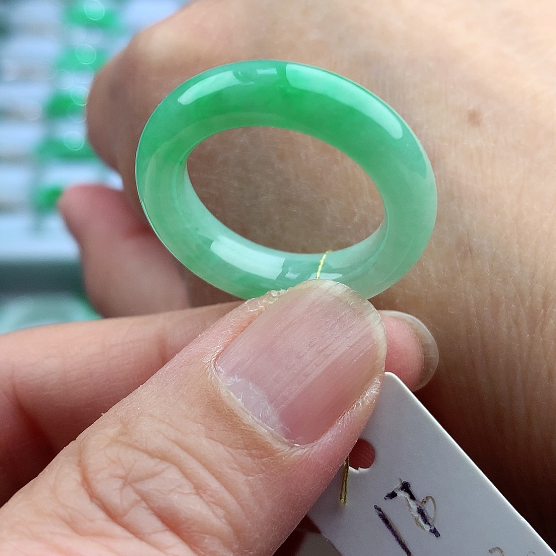 未镶嵌戒指翡翠17号