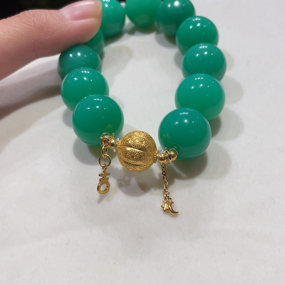 石英质玉未镶嵌手串澳玉