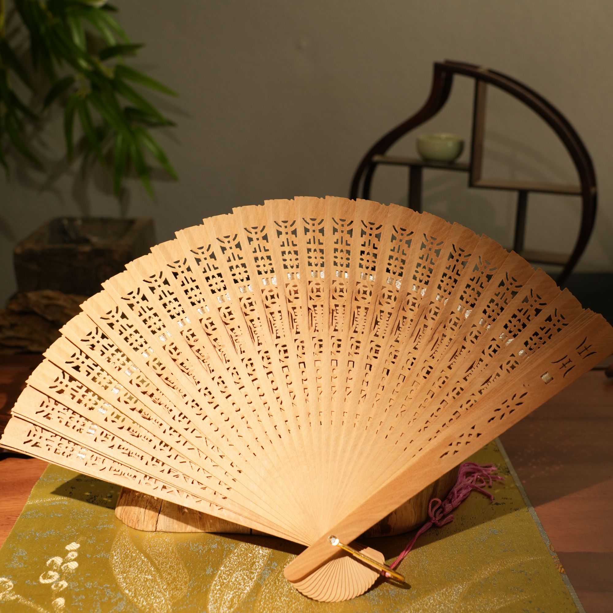 "90年代回流印度老山檀香扇 20.2*2.2*2 40.2g 250604017 A