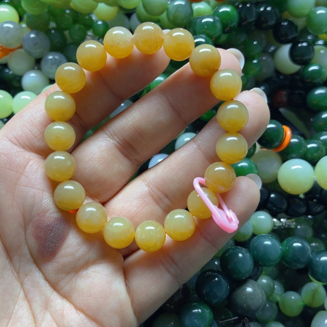 未镶嵌和田玉手链