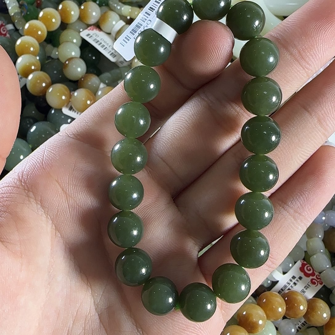 和田玉手链未镶嵌95