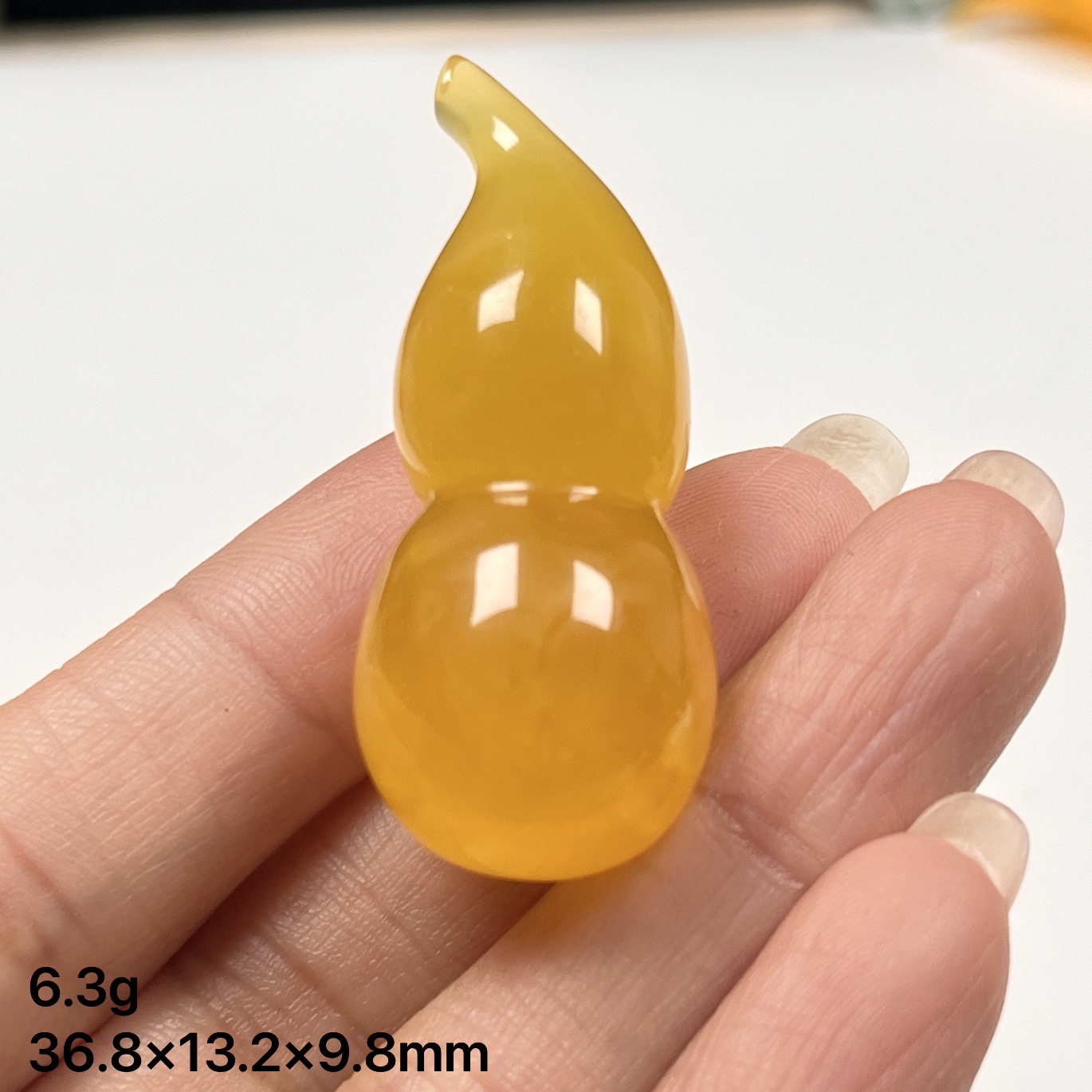 「焦皮·葫芦」  颜色好，可做包挂，车挂……  