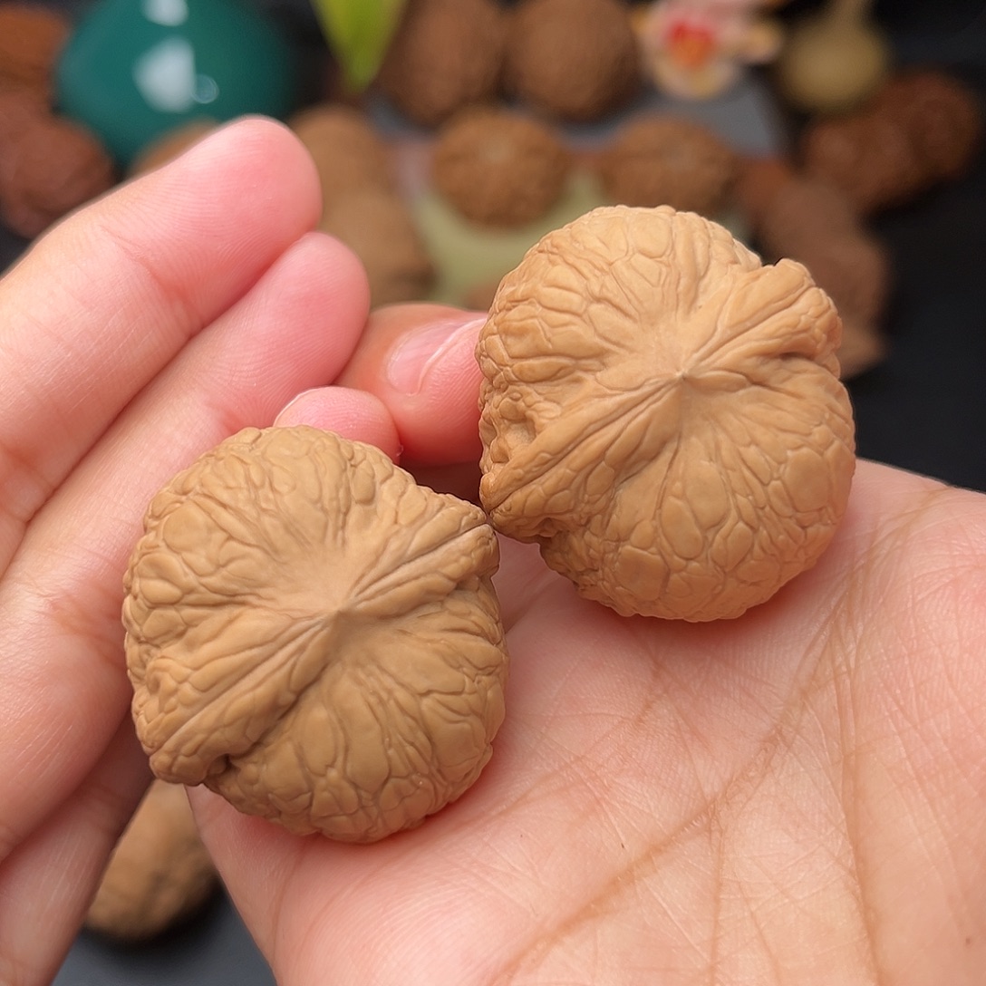 文玩核桃把件乾坤元宝全品34