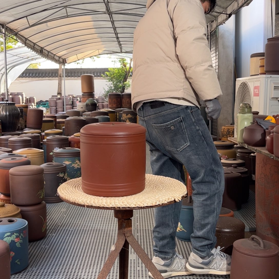 紫砂茶叶罐7 饼茶叶罐