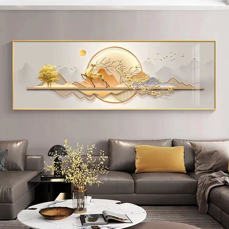 【限量宠粉】金色麋鹿十字绣现代轻奢36色满绣