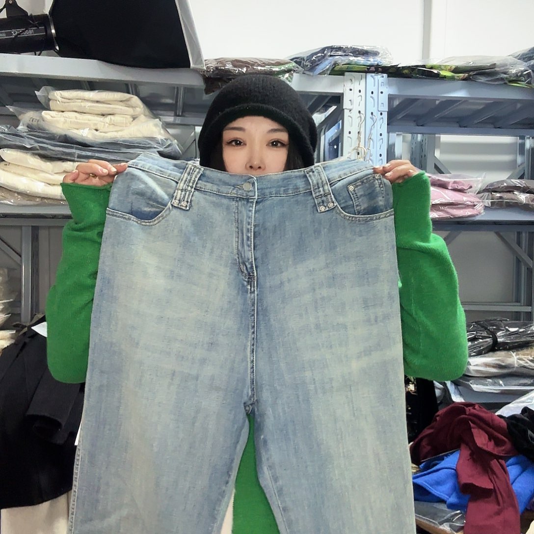 3x牛仔裤7807蓝色