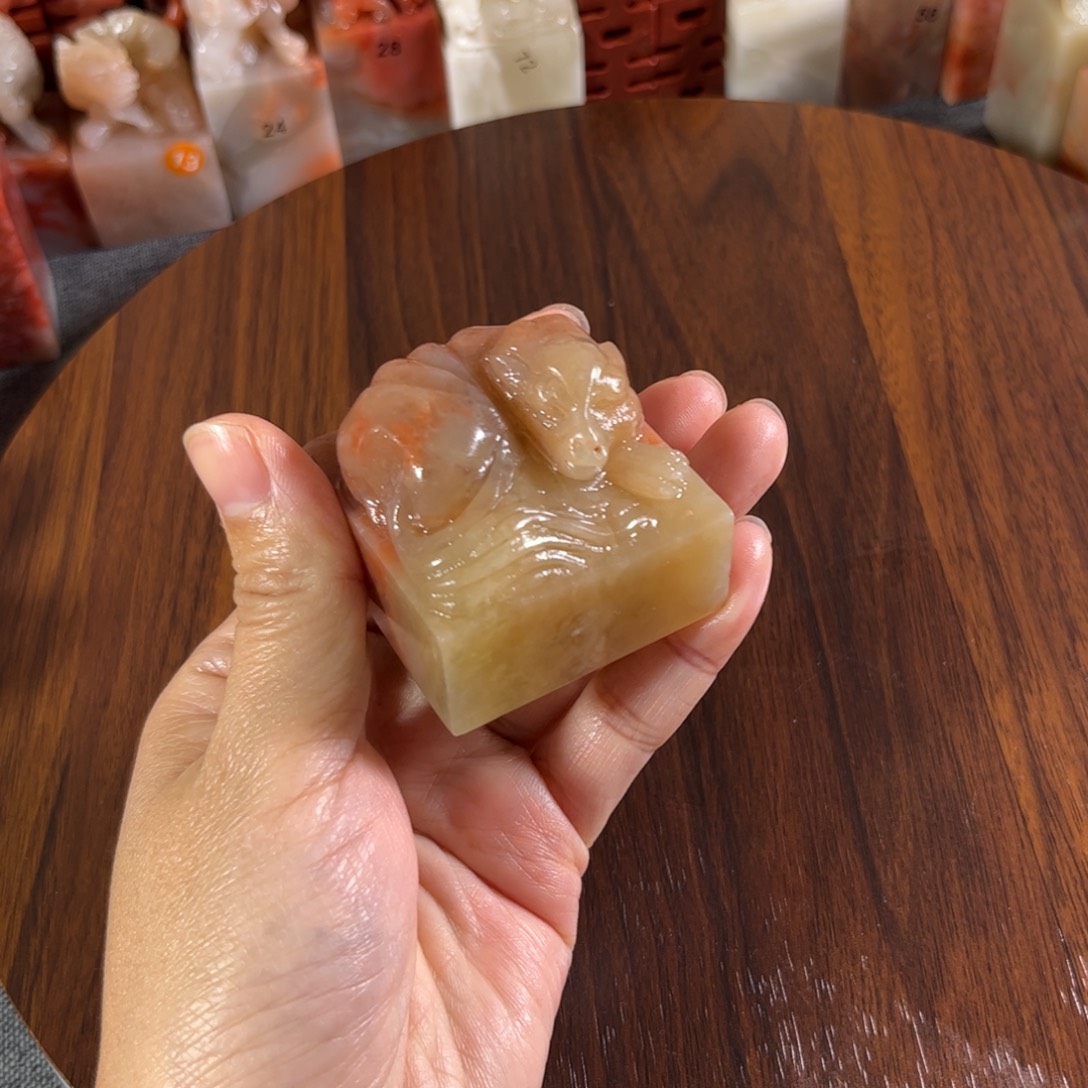 印石老挝石一个印章