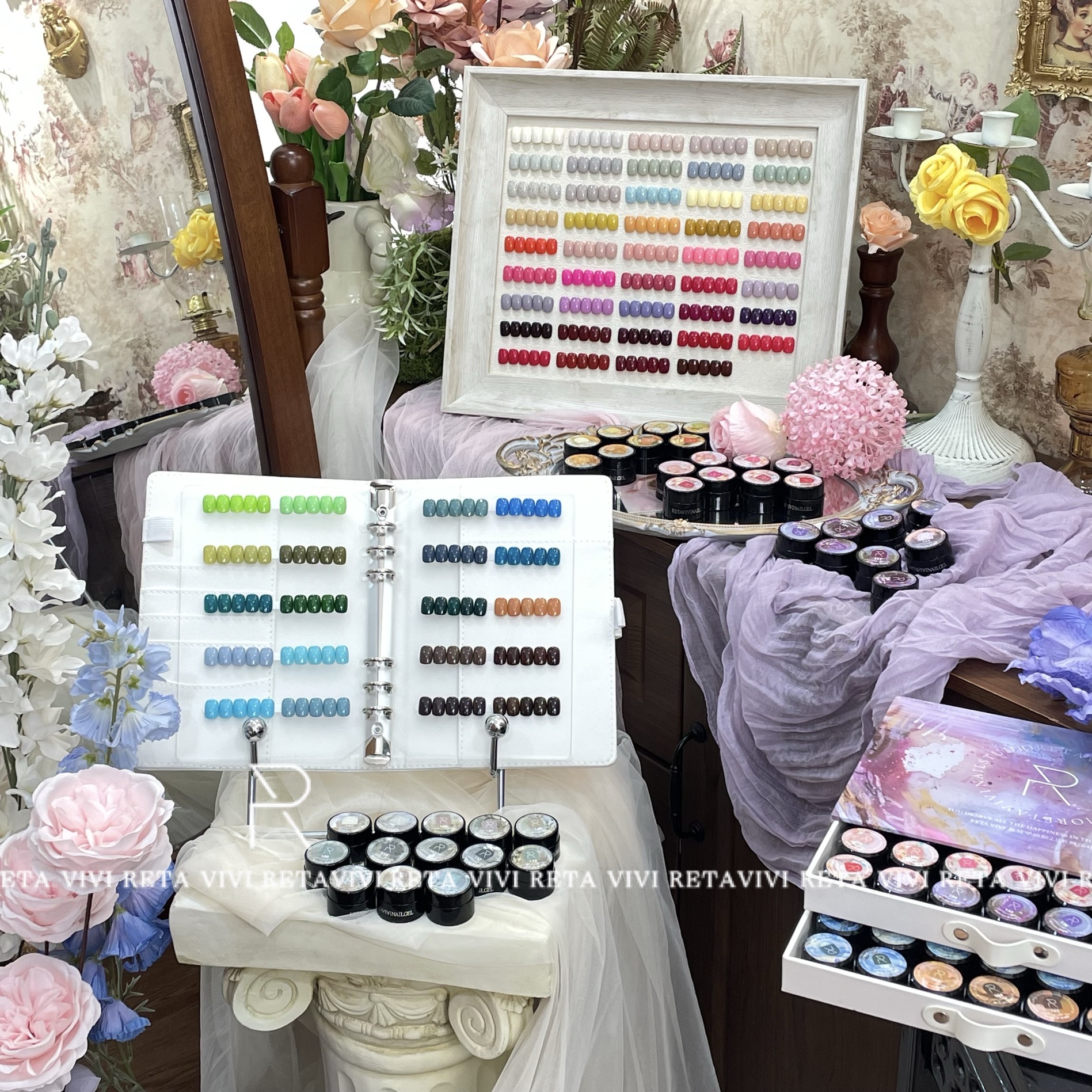 RETA VIVI 64色 美甲色胶 新款罐装甲油胶 2.5g