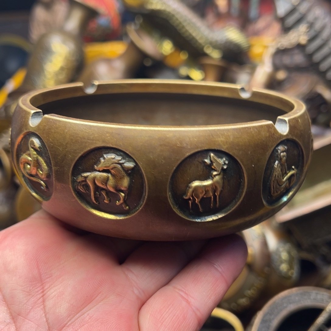 茶壶香炉铜器摆件