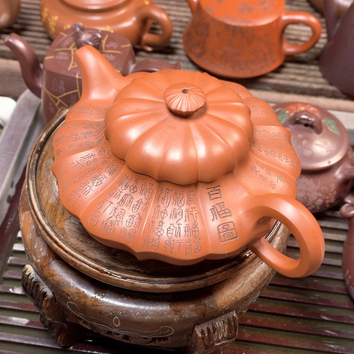 茶壶紫砂惘*。原矿手工1