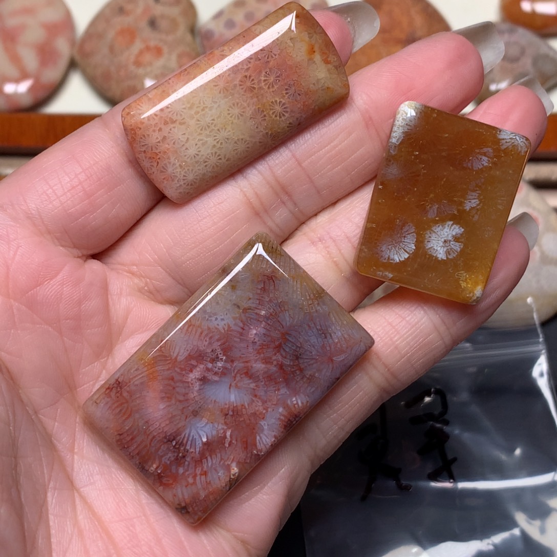 灵***寻硅化玉未镶嵌吊坠无事牌手排平安扣