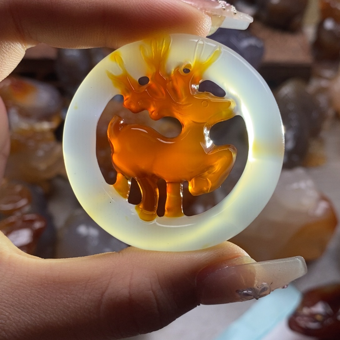 玛瑙/玉髓未镶嵌颈饰