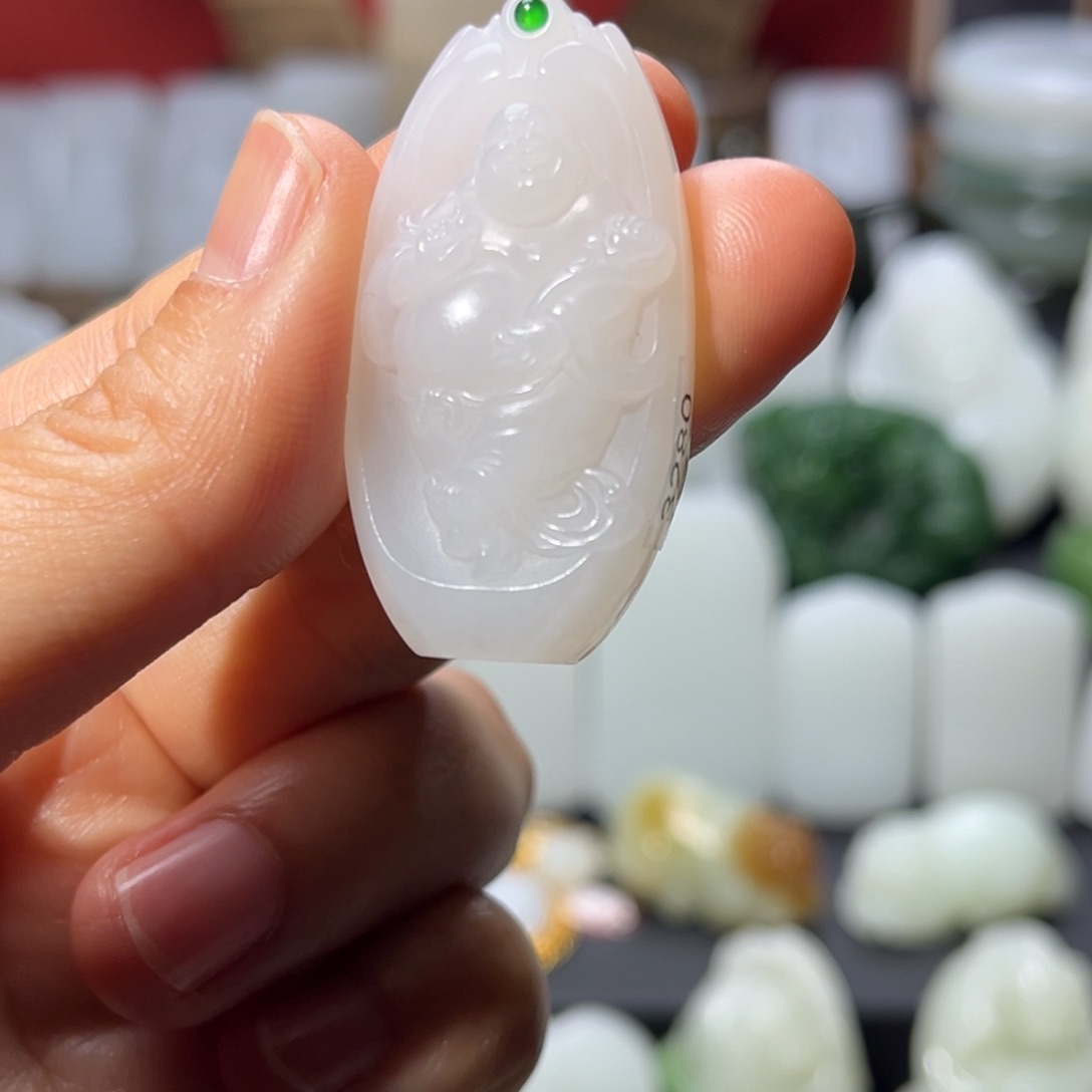 和田玉吊坠(赠链)未镶嵌