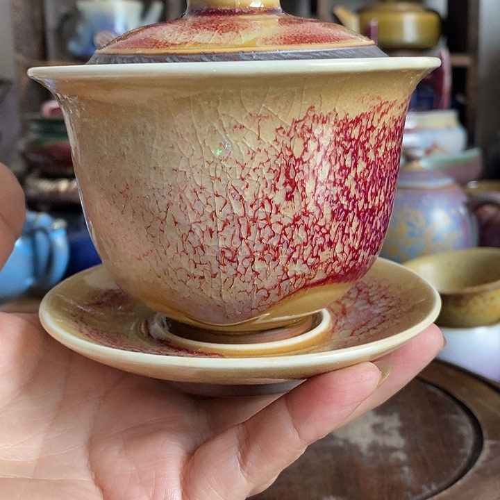 睡****?中国神后钧瓷茶具
