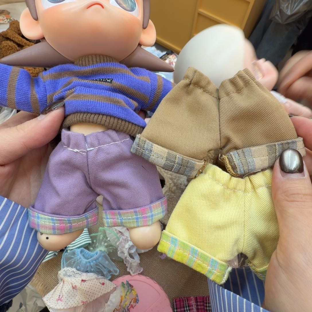 纯色格子裤，备注颜色，不带娃