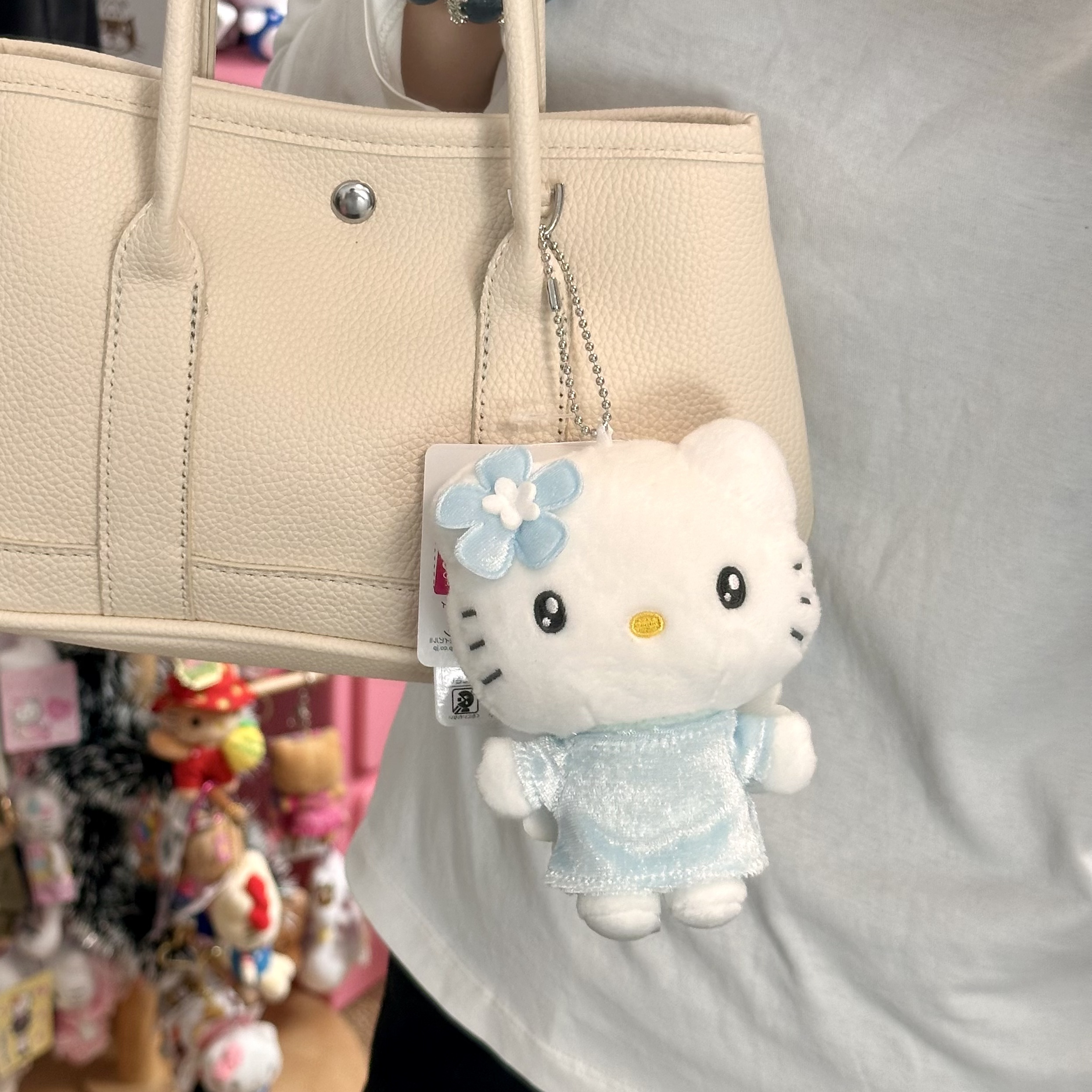 【正品代购】正版HELLOKITTY白皮天使蓝裙KT挂件