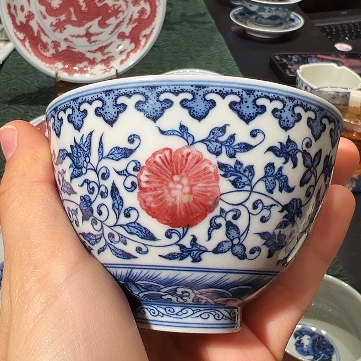 微瑕臻玉古坊原矿孔雀石釉里红