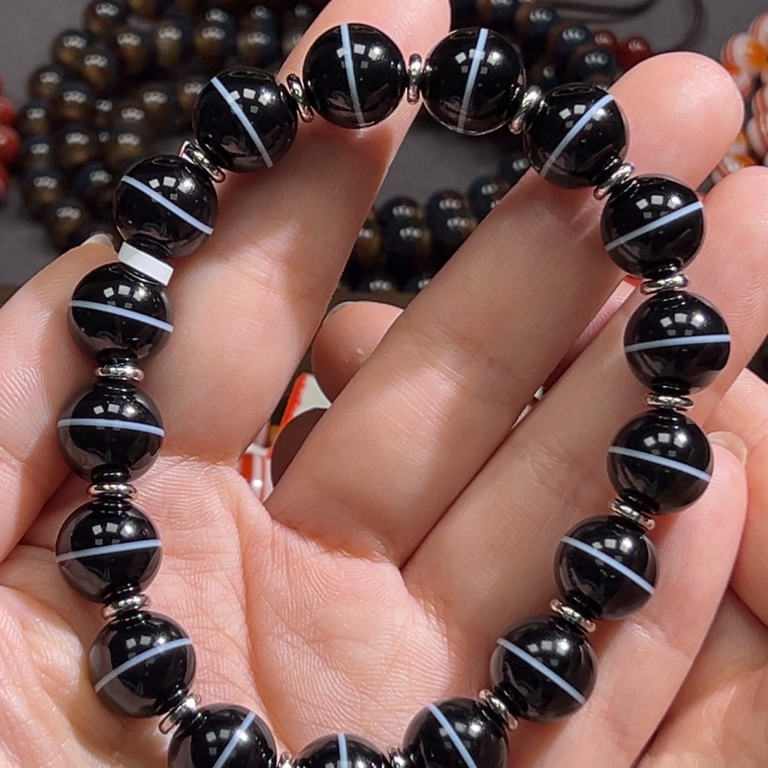 玛瑙/玉髓合金手链