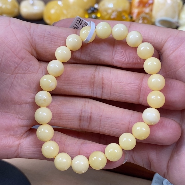 琥珀裸石未镶嵌单圈