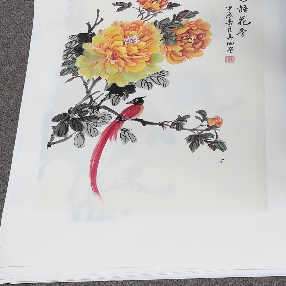 国画国画作品多次在国内外