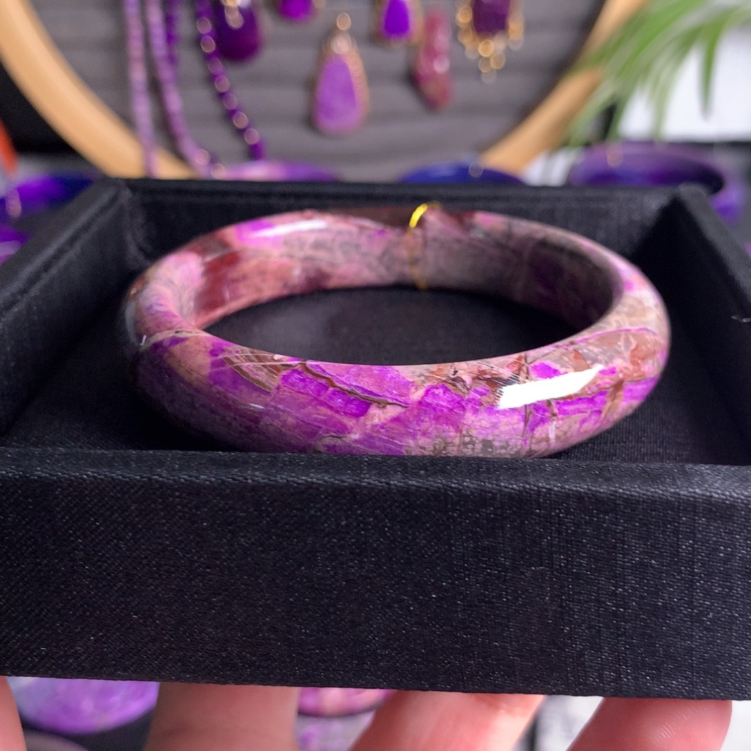 苏纪石（舒俱来）未镶嵌手镯