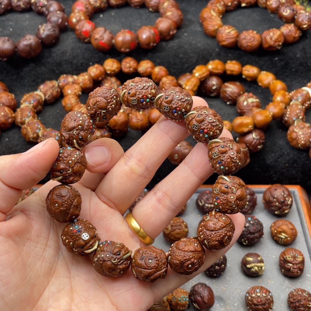 紫金鼠吊坠橘**糖16金蝉七彩