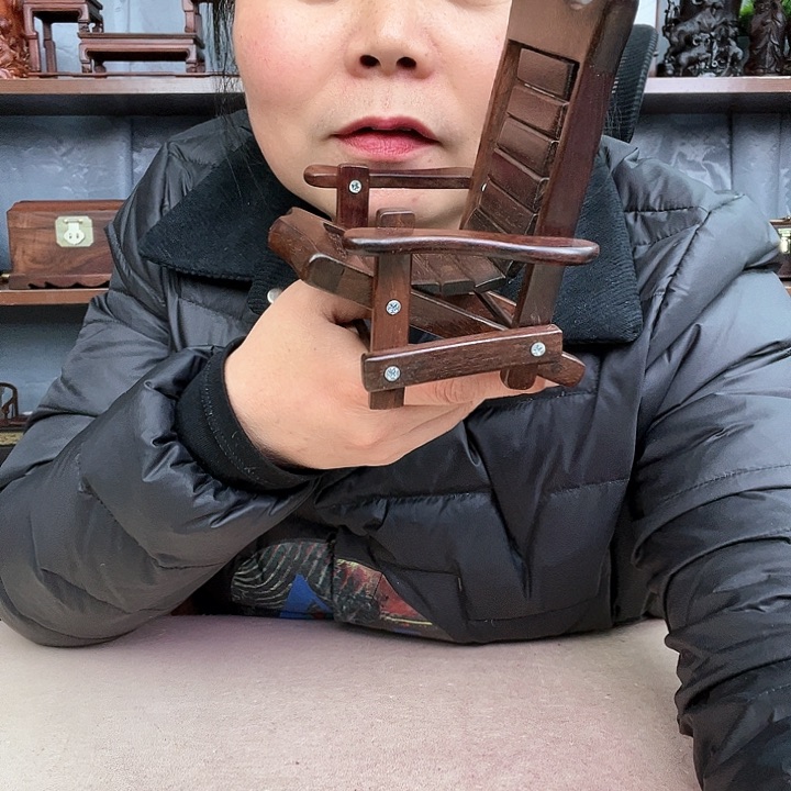 乌木类端景台小李子红木工艺品2850