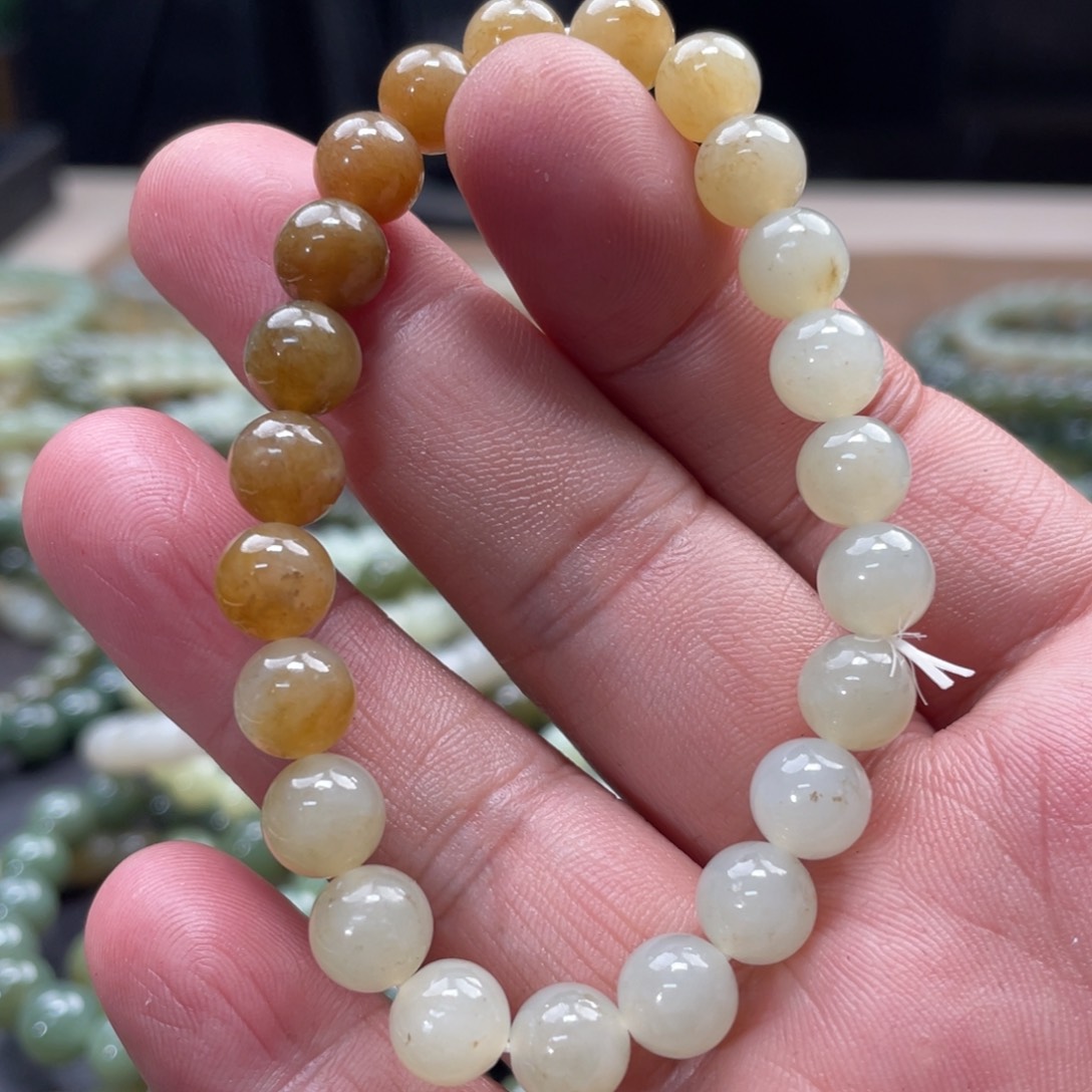 和田玉手链未镶嵌