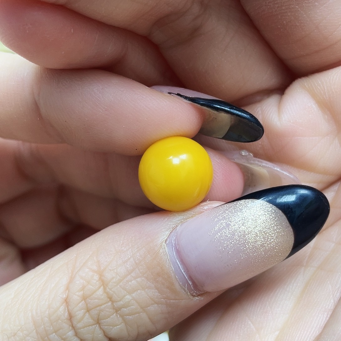 琥珀珠宝奇石未镶嵌12.2mm