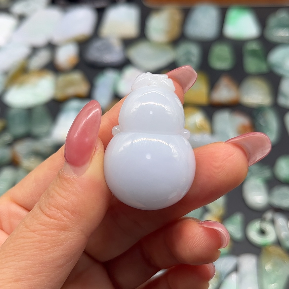 【闪购商品】翡翠颈饰未镶嵌葫芦