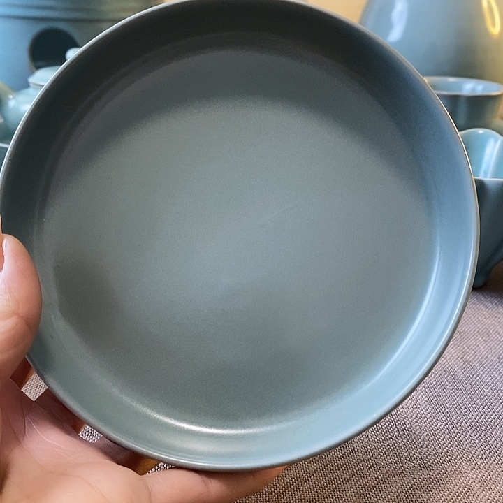 瓷片葵口盘一一一一一一一暇