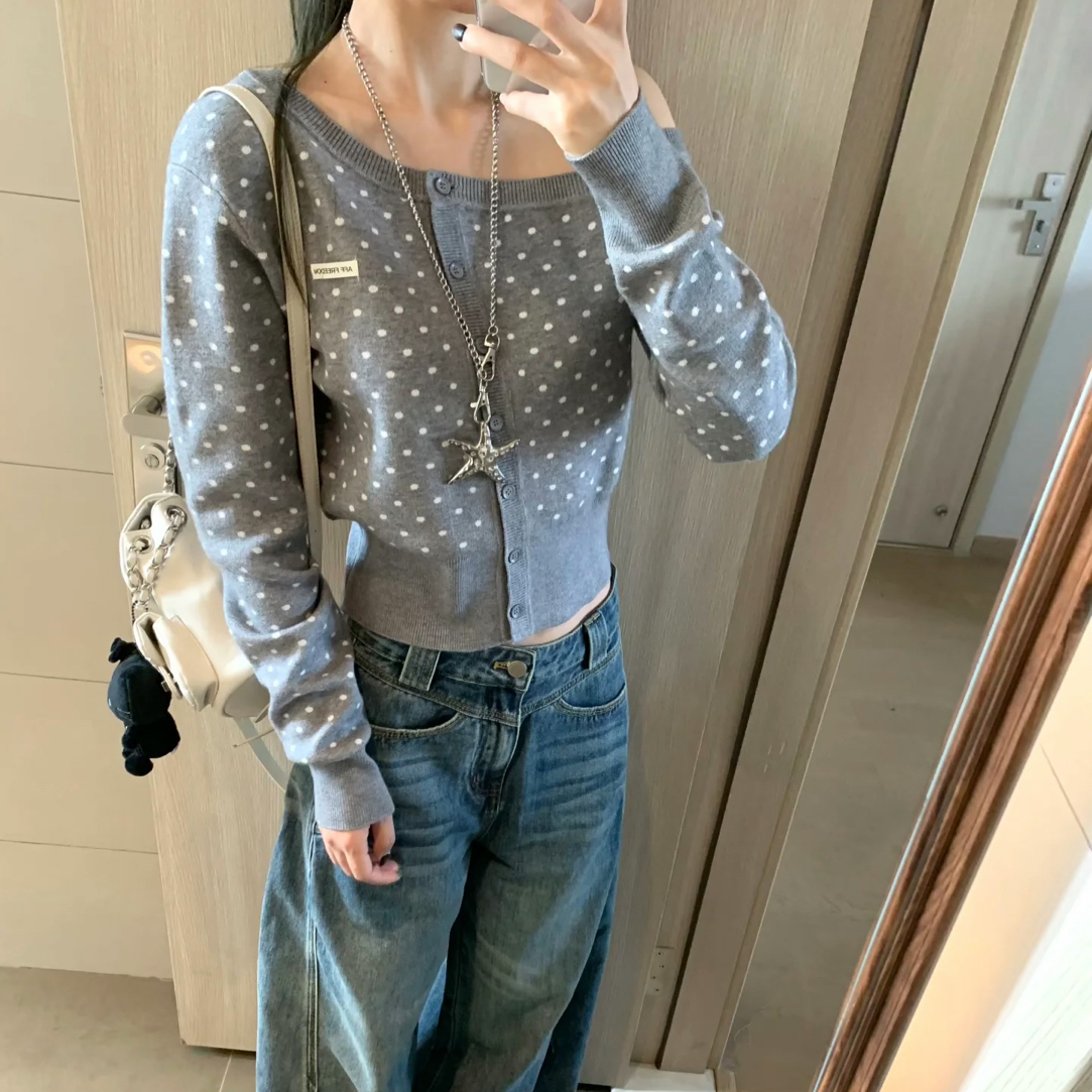 （49-89）纯欲辣妹气质高级显瘦打底衫连衣裙套装（孤品扣号）