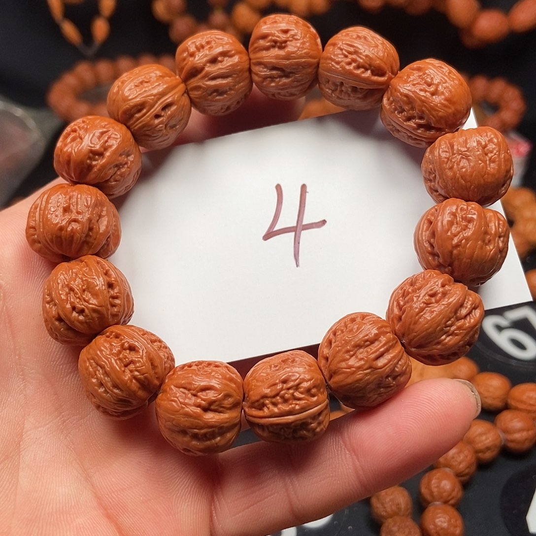 文玩核桃吊坠八棱方墩19