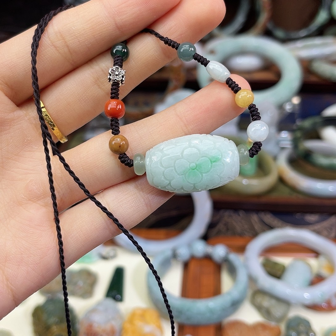 翡翠未镶嵌手链手链