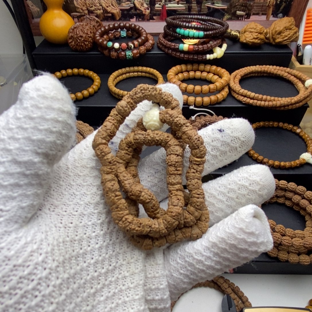 随***…金刚菩提吊坠佛手大肠大尺寸