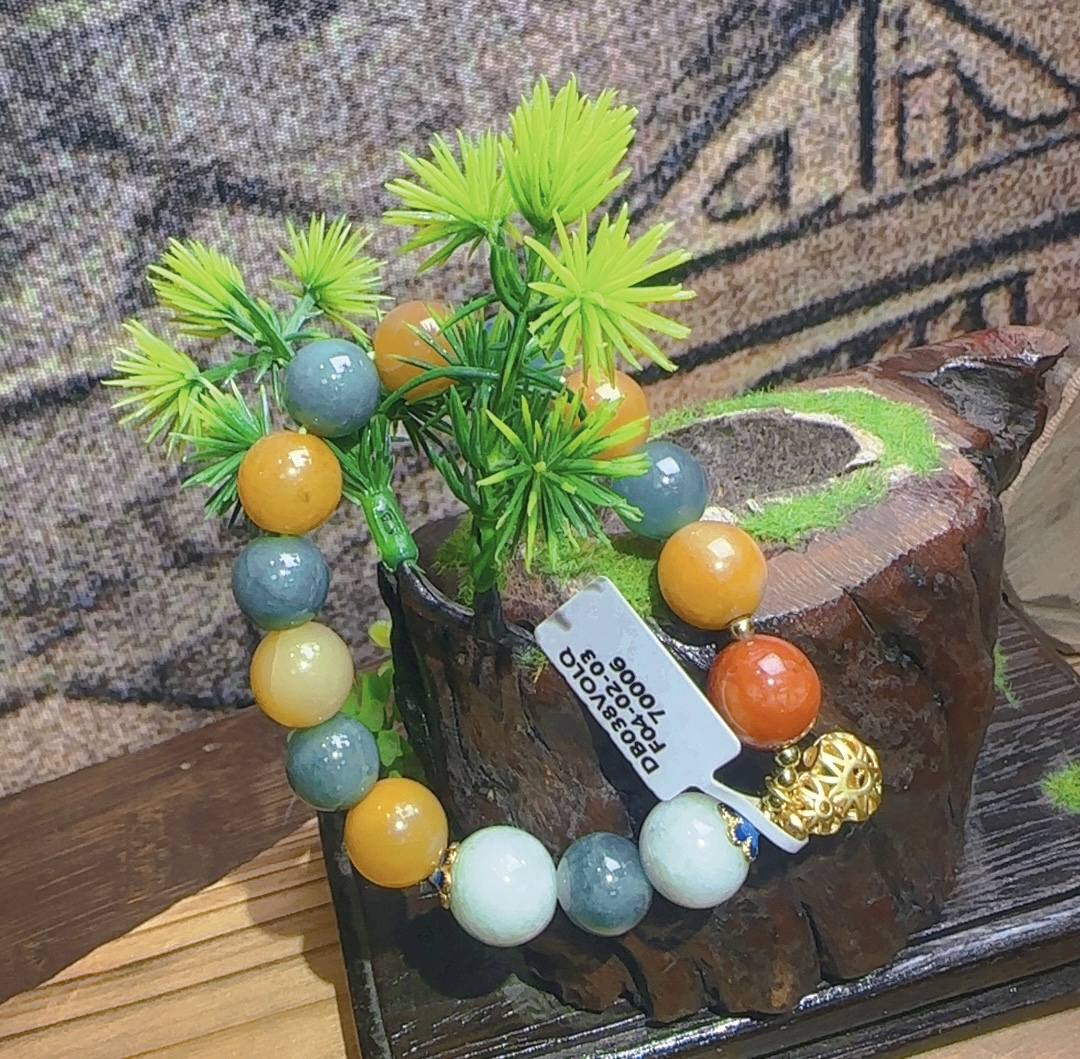 天然A货翡翠时尚手串GS-70006