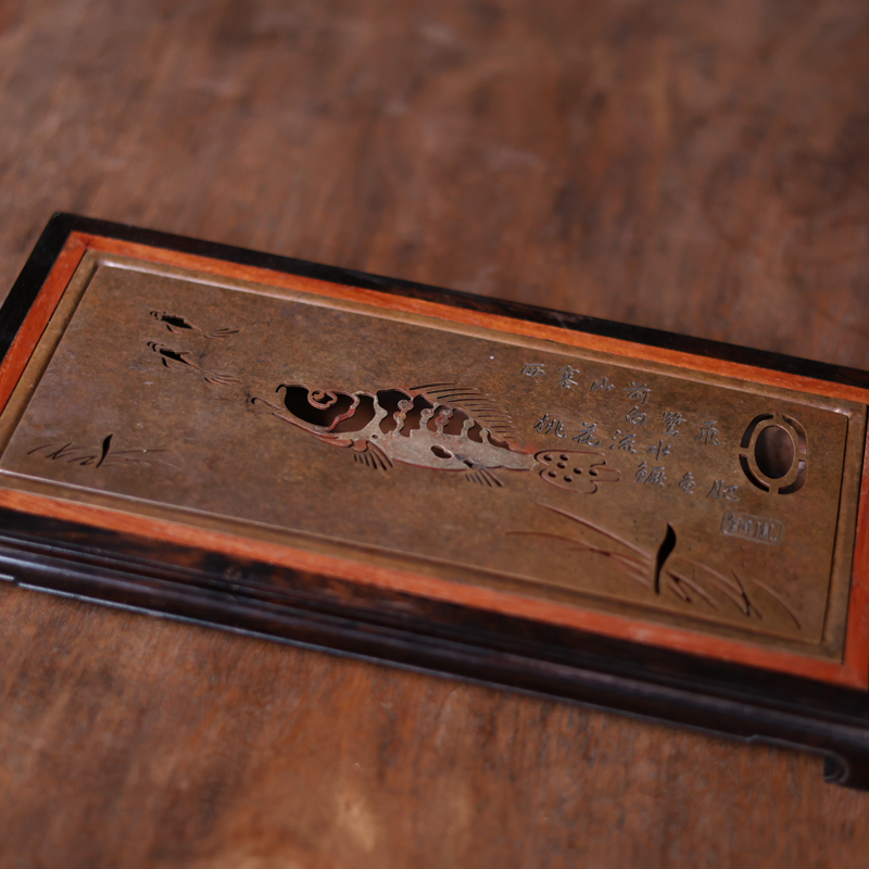 【风禾】鳜鱼长方形壶承(Q6272) 预售