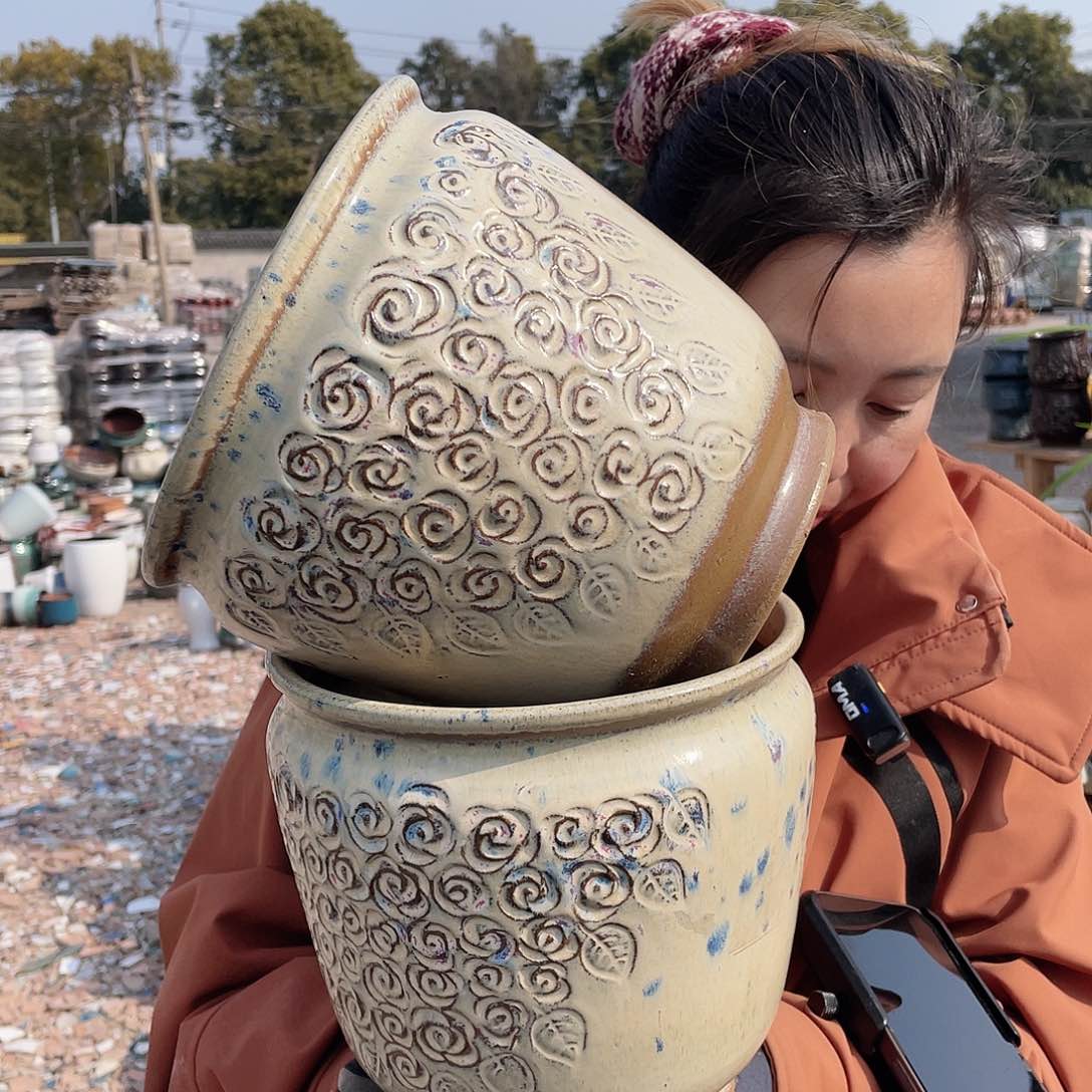 红陶王嫂花盆直播0219-369