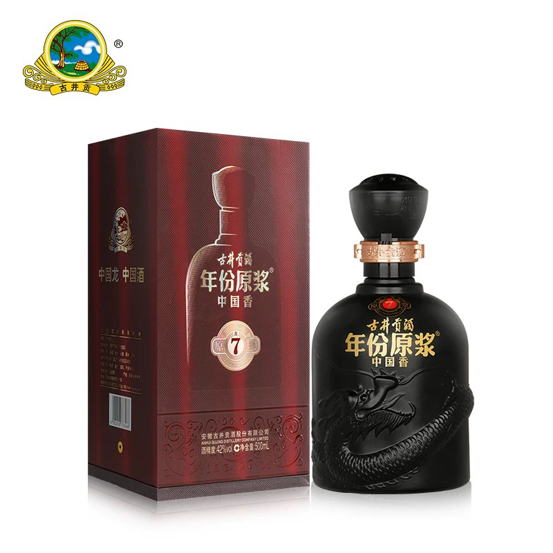 古井贡酒古井贡酒古7浓香型50度500ml白酒粮食酒50度