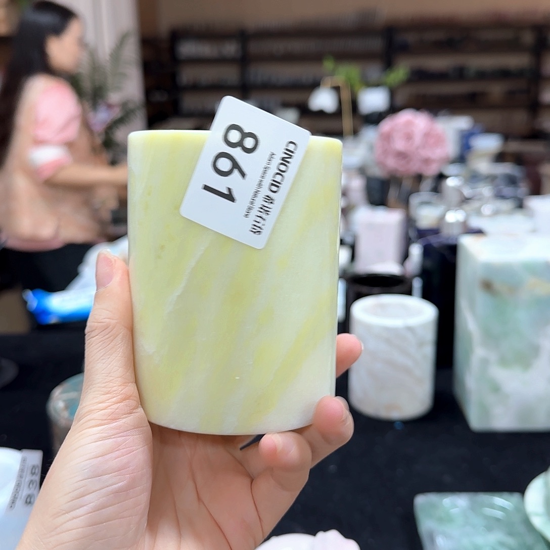 石材水墨丹青圆筒861