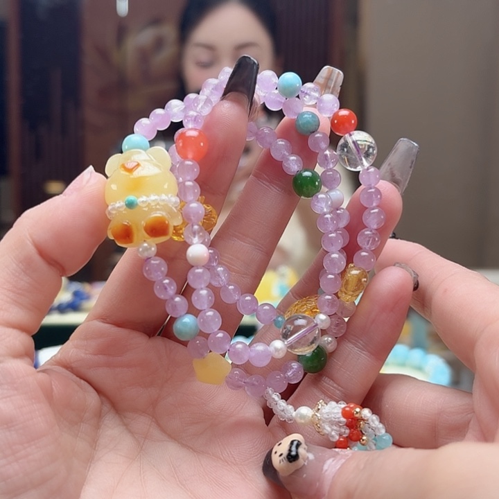 琥珀手链未镶嵌琥珀