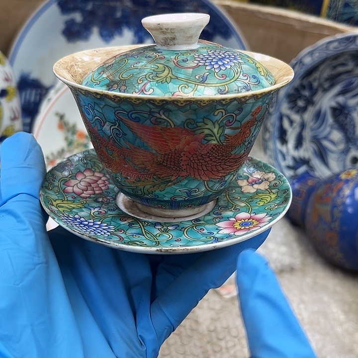 瓷片瓷器摆件 瓷器摆件