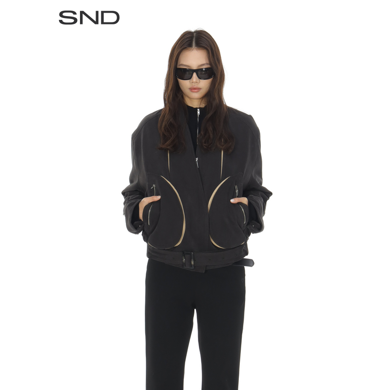 【ENDO PER SE 设计师品牌】SND AW25 复古重工拼色猎装飞行员夹克