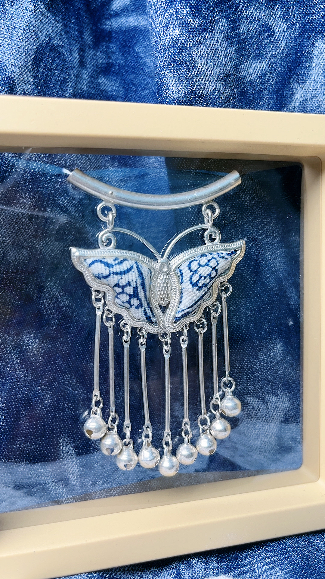 非金属布艺吊坠 黔东南非遗纯手工民族刺绣特色吊坠饰品