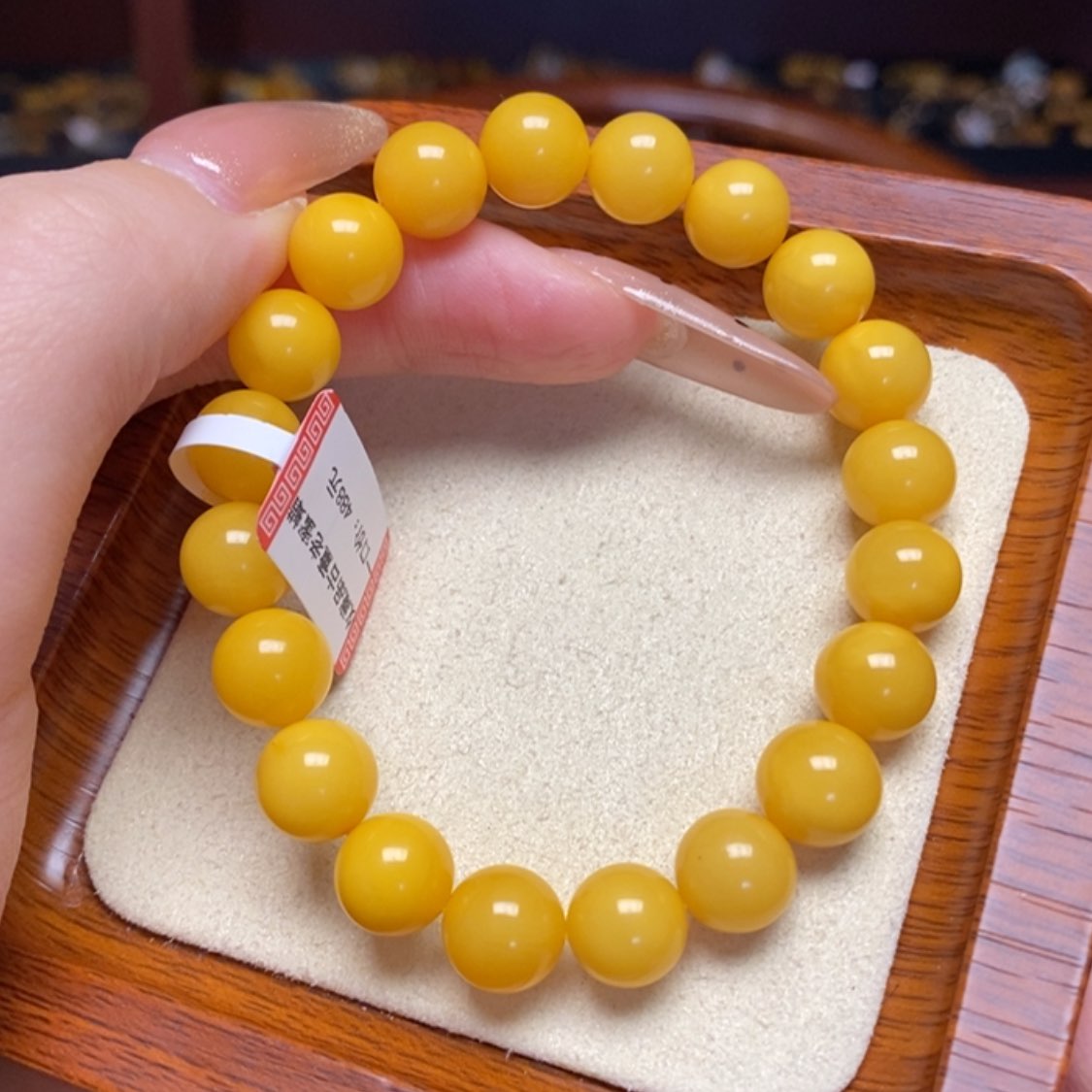 【闪购商品】蜜蜡手链未镶嵌手串