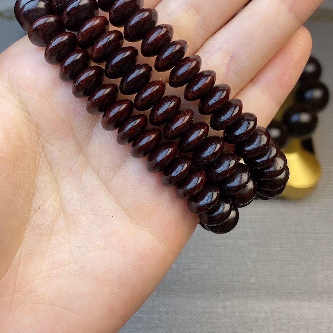 檀香紫檀（小叶紫檀）5*9算盘珠